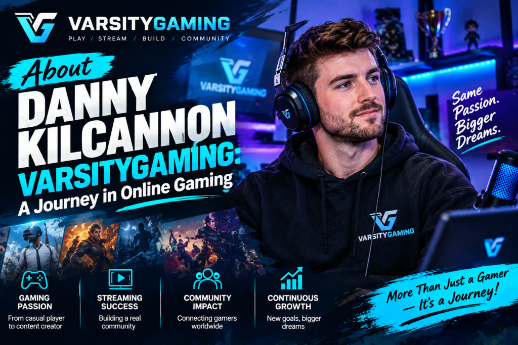 About Danny Kilcannon VarsityGaming: A Journey in Online Gaming